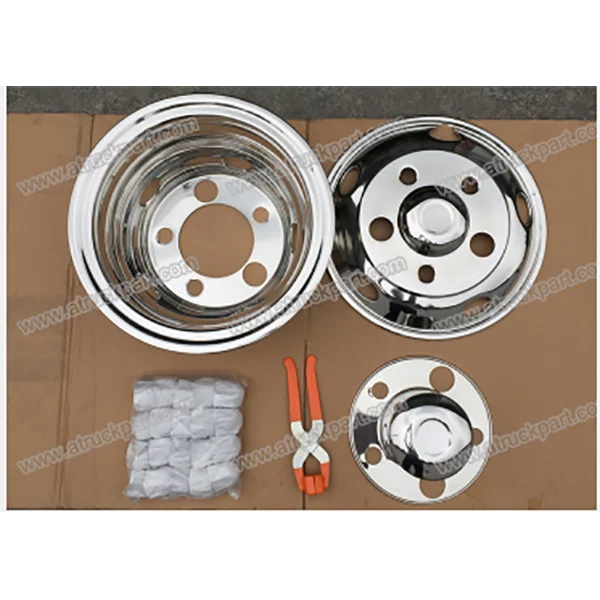 New Chrome Stainless Steel Wheel Cover 16inch 5holes PCD205mm for HINO ISUZU FUSO NISSAN UD Truck