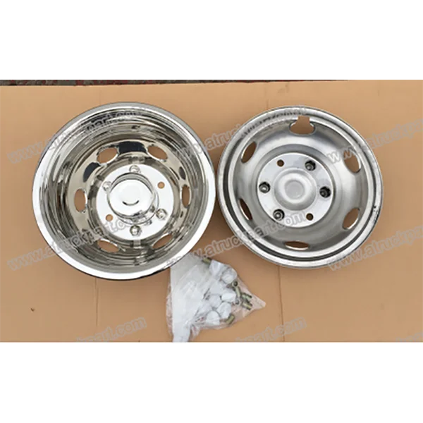 Chrome Wheel Cover 16inch 6holes PCD165.1mm for HINO ISUZU FUSO NISSAN UD Truck