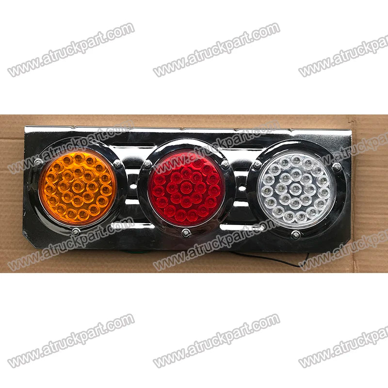 Chrome Truck Tail Lamp LED 24V for HINO ISUZU FUSO NISSAN UD Truck
