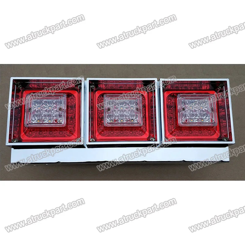 New Chrome LED Truck Tail Lamp for HINO ISUZU FUSO NISSAN UD Truck Models