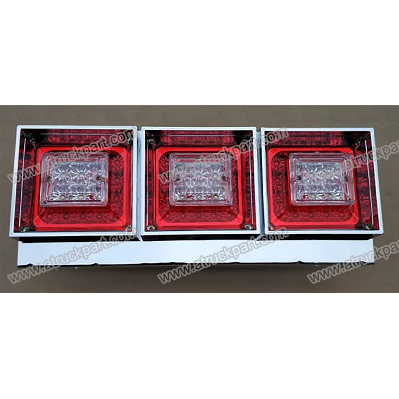 New Chrome LED Truck Tail Lamp for HINO ISUZU FUSO NISSAN UD Truck Models