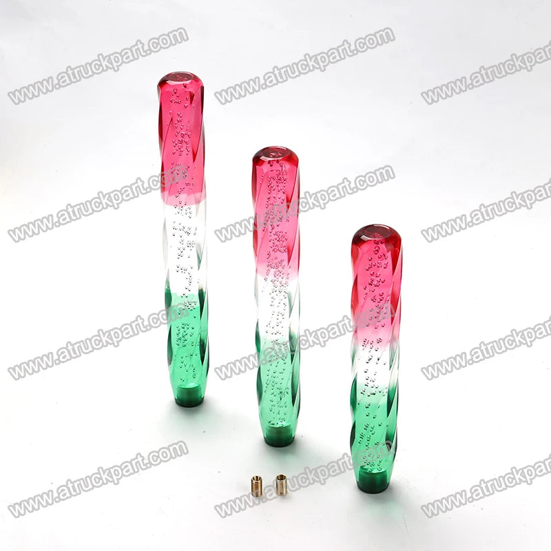 Crystal Gear Lever Shifter 30cm/35cm/40cm Red White and Green for Hino/Isuzu/Fuso/UD  Truck Spare Body Parts