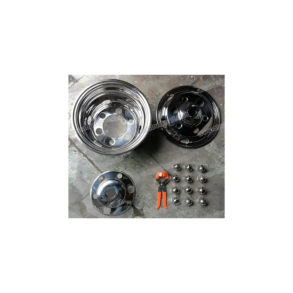 Chrome Wheel Cover 17.5inch 6holes PCD222mm for HINO ISUZU FUSO NISSAN UD Truck