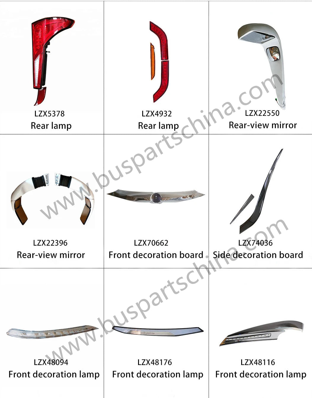 Side Lamp for Marcopolo G7 Bus INSB03-022