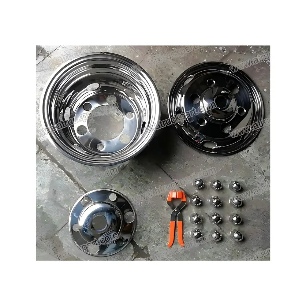Chrome Wheel Cover 17.5inch 6holes PCD222mm for HINO ISUZU FUSO NISSAN UD Truck