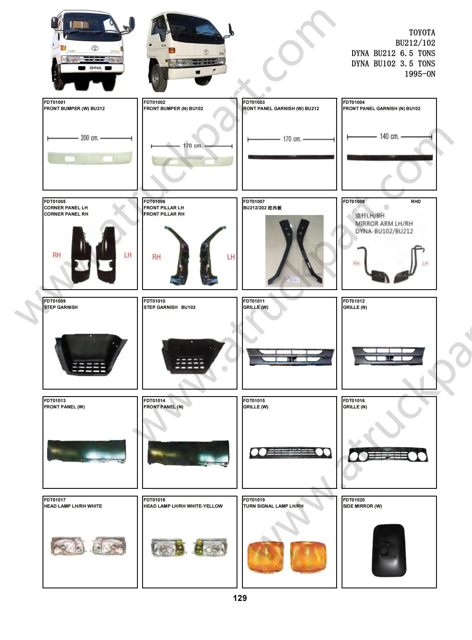 Lock Cylinder for Toyota TRUCK Spare Parts