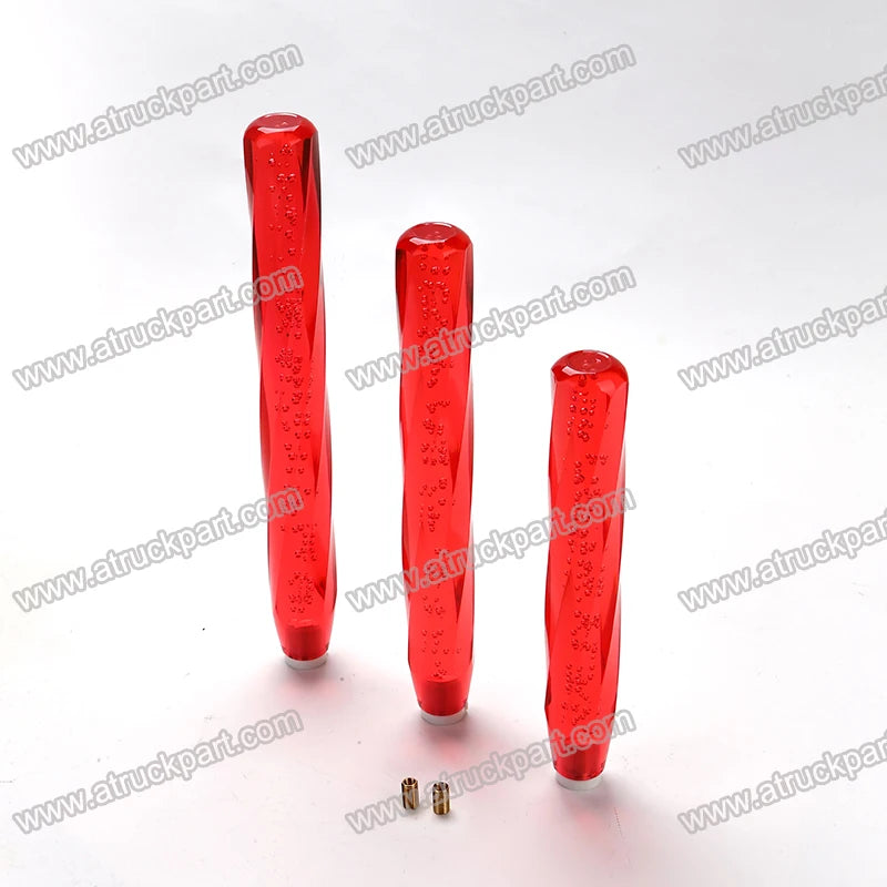 Crystal Gear Lever Shifter 30cm/35cm Red for Hino/Isuzu/Fuso/UD  Truck Spare Body Parts