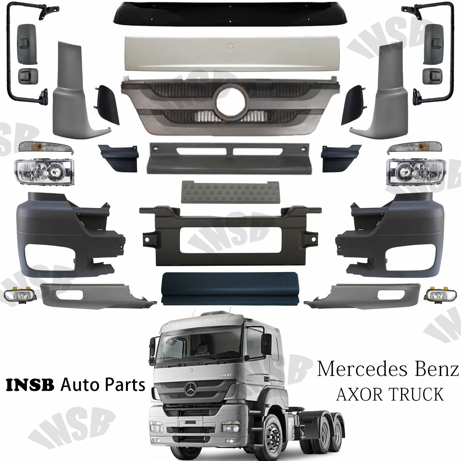 9438810801 Mudguard for Mercedes Benz Actros MP4  Truck Parts