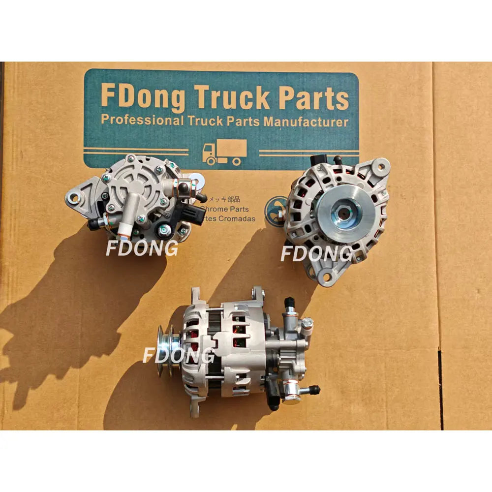 New FDONG 6524-370367 8975129091 F000BV0402 6524370367 Alternator 4JH1 PUMP 12V 80A for Hino Isuzu Fuso Trucks