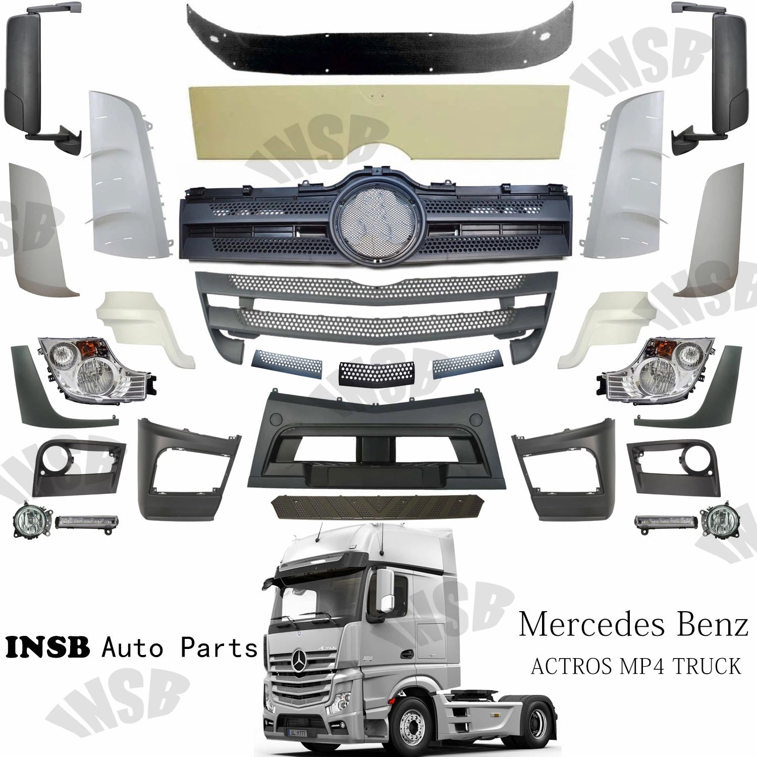 9408850322 9408850422 GRILLE COVER for Mercedes Benz AXOR 1Truck Parts