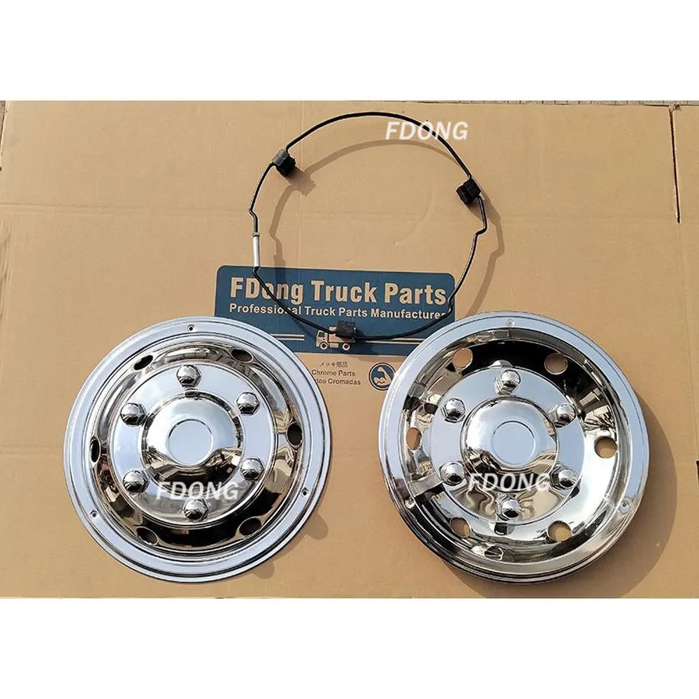 Wheel Cover 17.5inch 6holes PCD 205/222.25  Front for HINO ISUZU FUSO NISSAN UD Truck