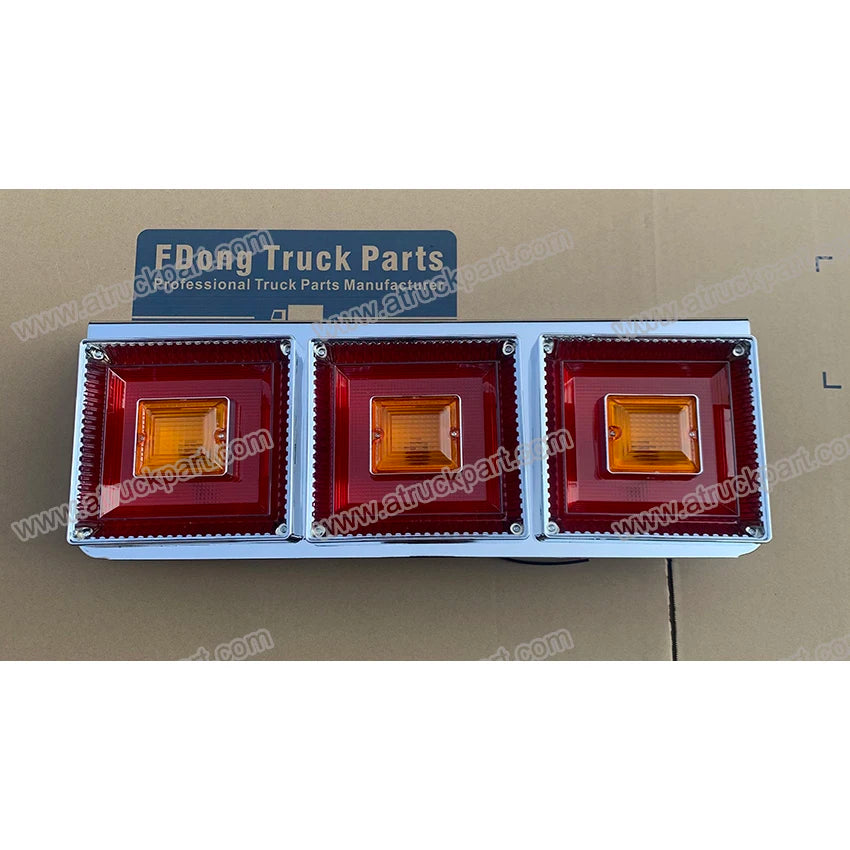 Chrome Truck Tail Lamp Bulb 60*21.5*11cm for HINO ISUZU FUSO NISSAN UD Truck