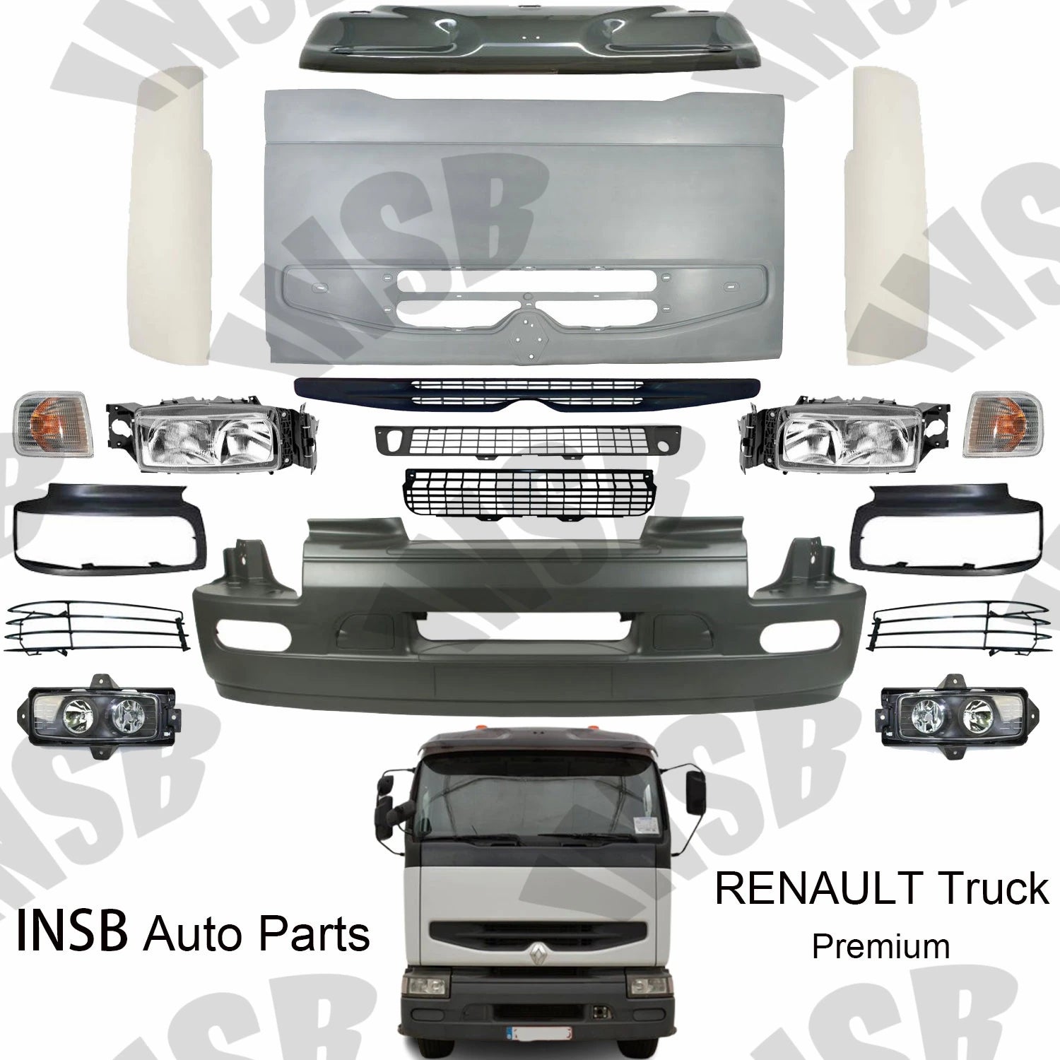 5010231850 5010231849 Fog Lamp for Renault Premium Truck
