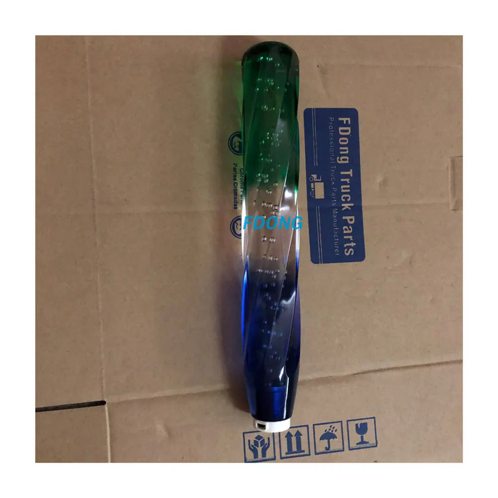 Crystal Gear Lever Shifter 30cm/35cm/40cm Green White and Blue for Hino/Isuzu/Fuso/UD  Truck Spare Body Parts