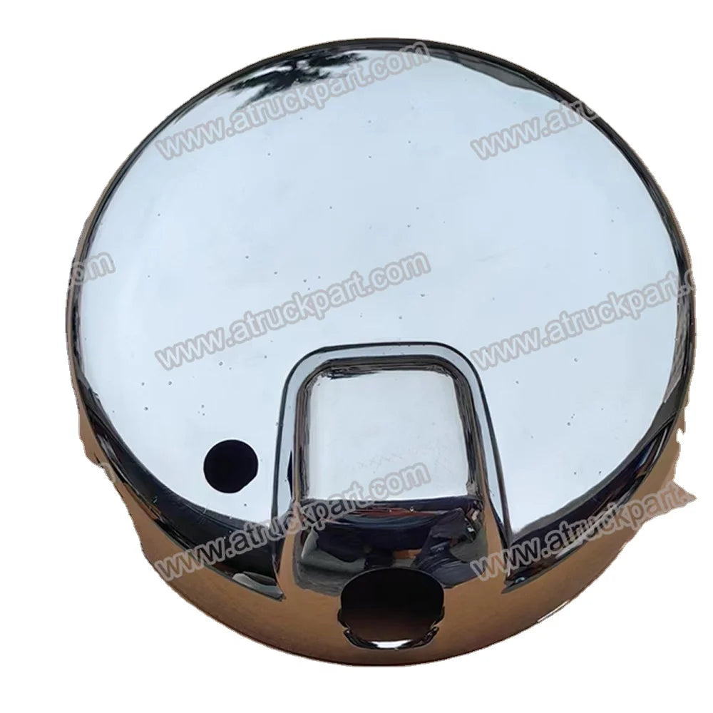 Chrome Mirror Cover 27.8cm With Hole for ISUZU HINO FUSO NISSAN UD Truck