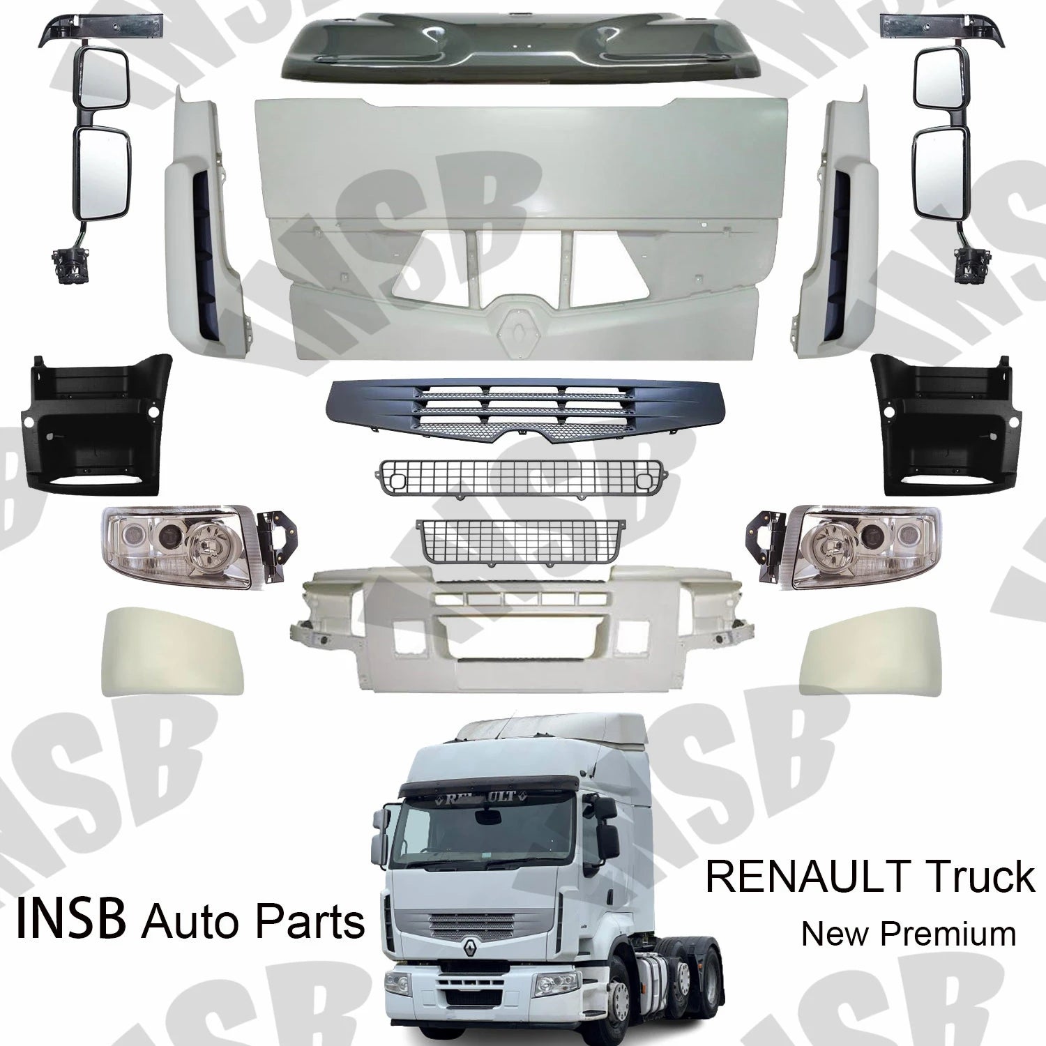 5010578504 5010578503 5001832948 Rearview Mirror Assy for RENAULT Premium for RENAULT Truck Parts European Truck Parts