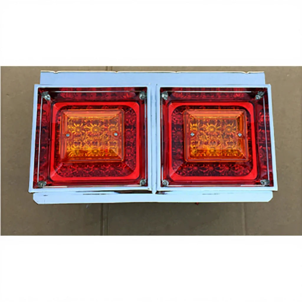 Chrome Truck Tail Lamp Bulb for HINO ISUZU FUSO NISSAN UD Truck Spare Body Parts