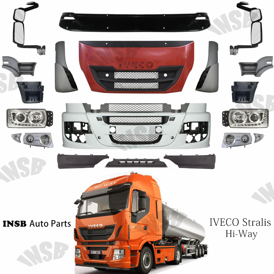 5802347940 Front Grille Lower for IVECO Stralis S-WAY X-WAY T-WAY Truck Part