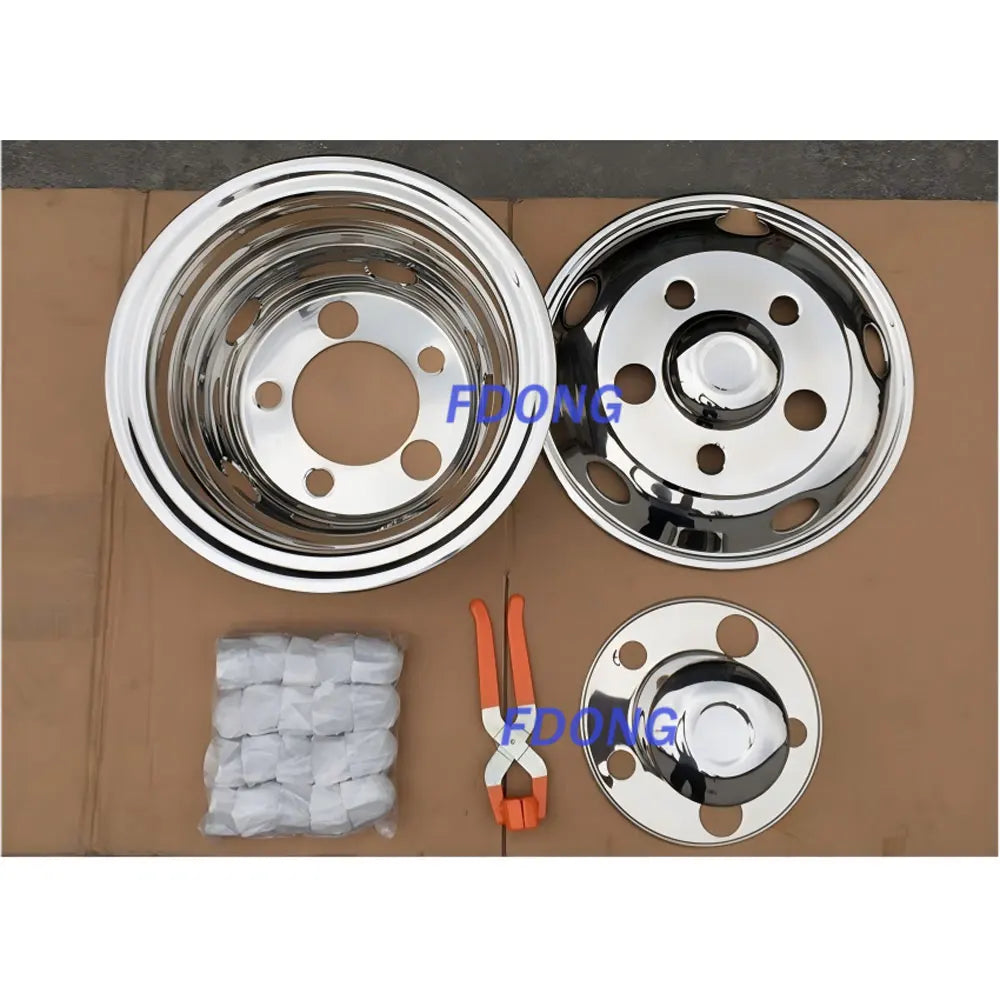 New Chrome Stainless Steel Wheel Cover 16inch 5holes PCD205mm for HINO ISUZU FUSO NISSAN UD Truck