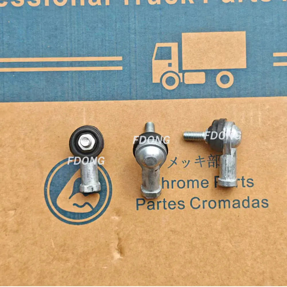New FDONG Brand Tie Rod End M6*5cm OEM 1-09760038-1/1-09760118-1 for Hino/FUSO/Isuzu Trucks with Screw Hole-6 Month Warranty
