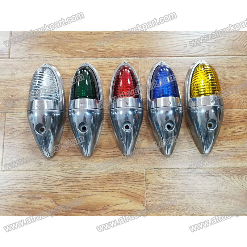 Chrome Catfish Lamp Small for HINO ISUZU FUSO NISSAN UD Truck Spare Body Parts