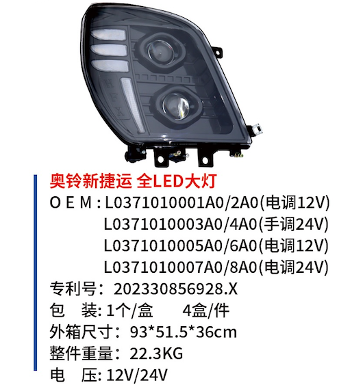 Aoling New MRT full LED headlights
