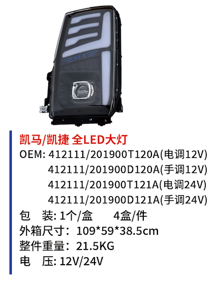 Kaima/Capgemini full LED headlights