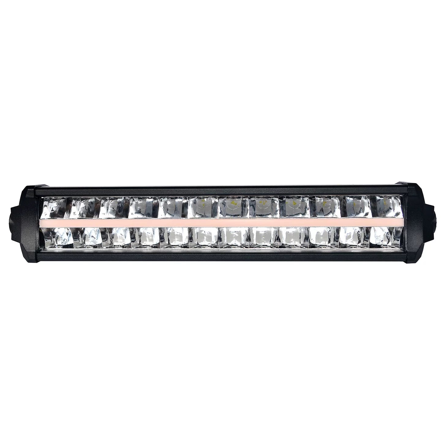 Car LED highlight double row front bar middle net strip spotlight truck off-road vehicle roof light RGB Symphony daytime running light