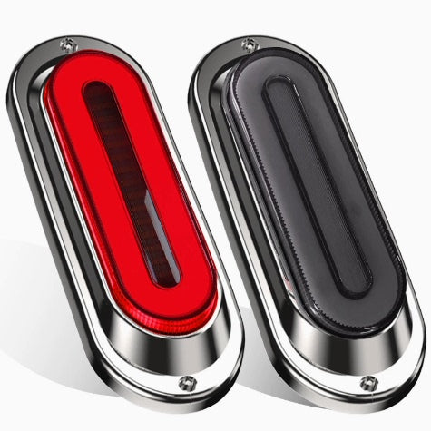 LED two-color running turn signal day running multi-function tail light truck trailer RV brake signal light