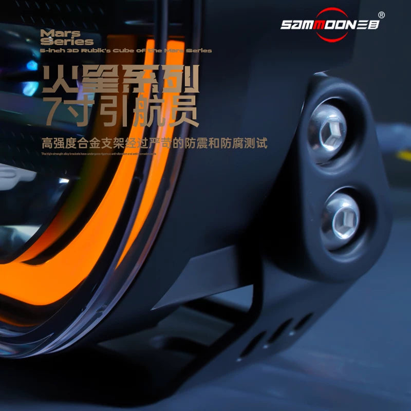 Tri-eye Mars 7-inch 9-inch pilot LED spotlights off-road vehicle Wrangler Lie Ma tank 300 headbar light super bright