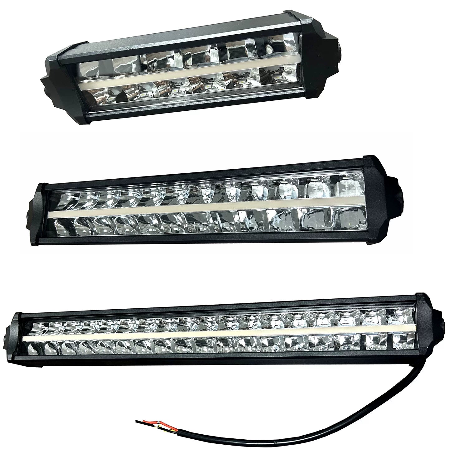 Car LED highlight double row front bar middle net strip spotlight truck off-road vehicle roof light RGB Symphony daytime running light