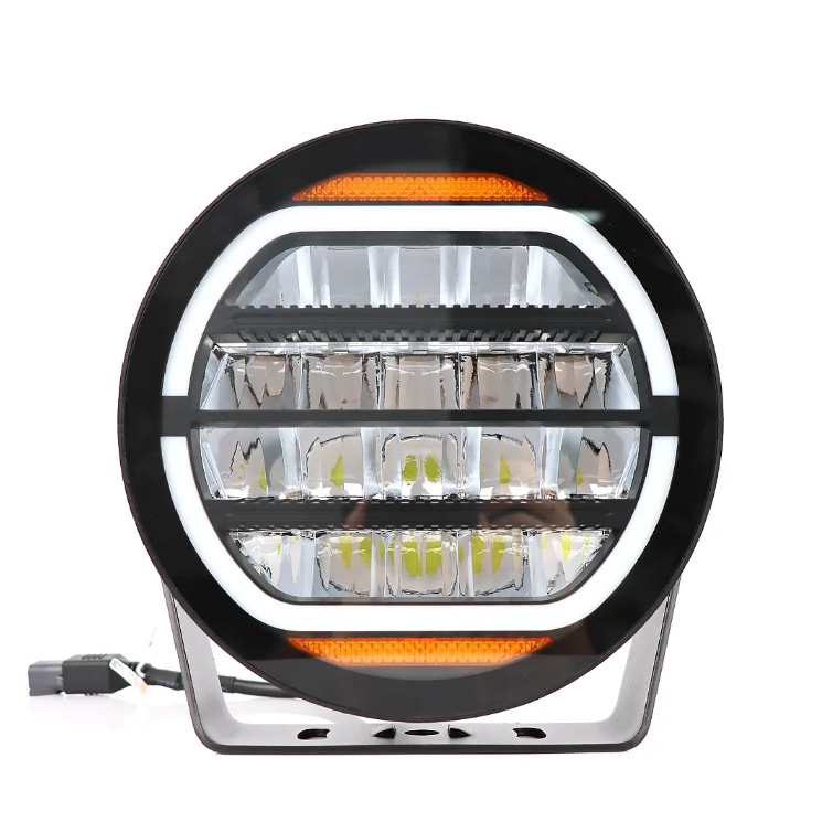 Car led spotlights headlights modified off-road Raptor Wrangler FJ roof tank 300 high beam 579 inches