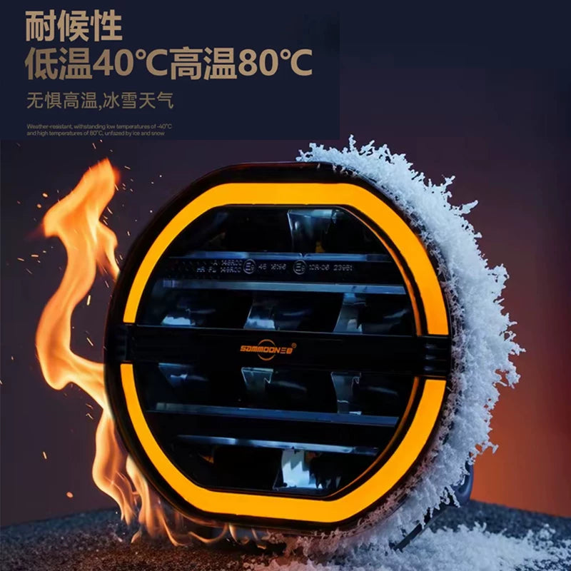 Tri-eye Mars 7-inch 9-inch pilot LED spotlights off-road vehicle Wrangler Lie Ma tank 300 headbar light super bright