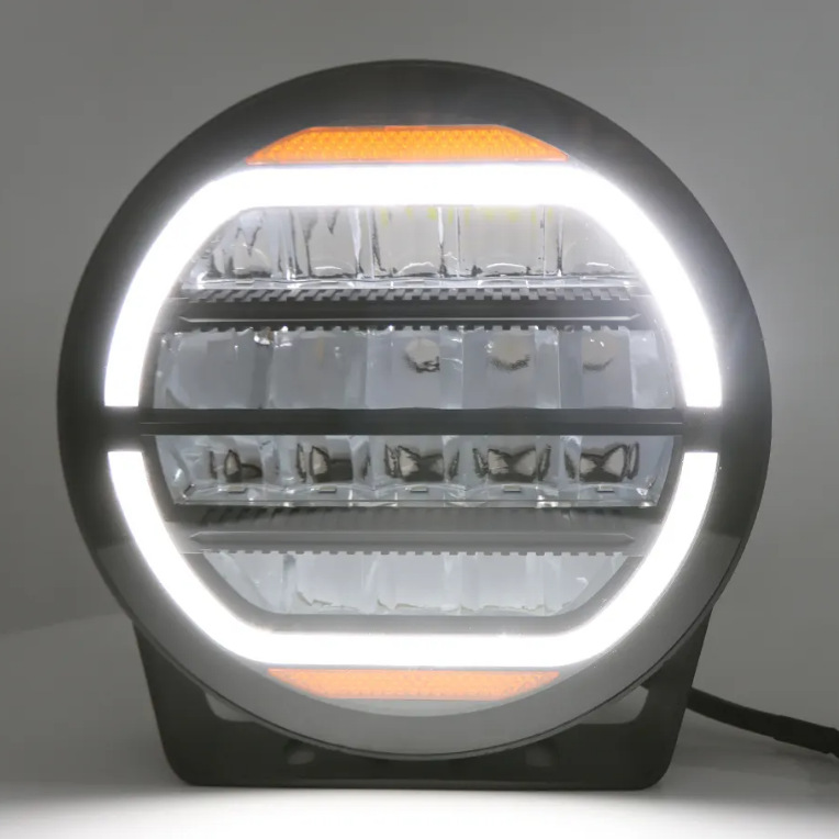 Car led spotlights headlights modified off-road Raptor Wrangler FJ roof tank 300 high beam 579 inches