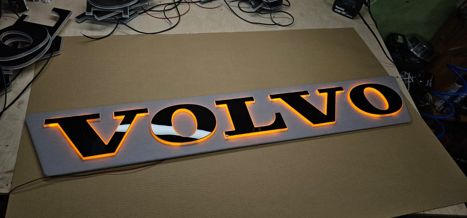 VOLVO LED Illuminated Truck Logo Emblem