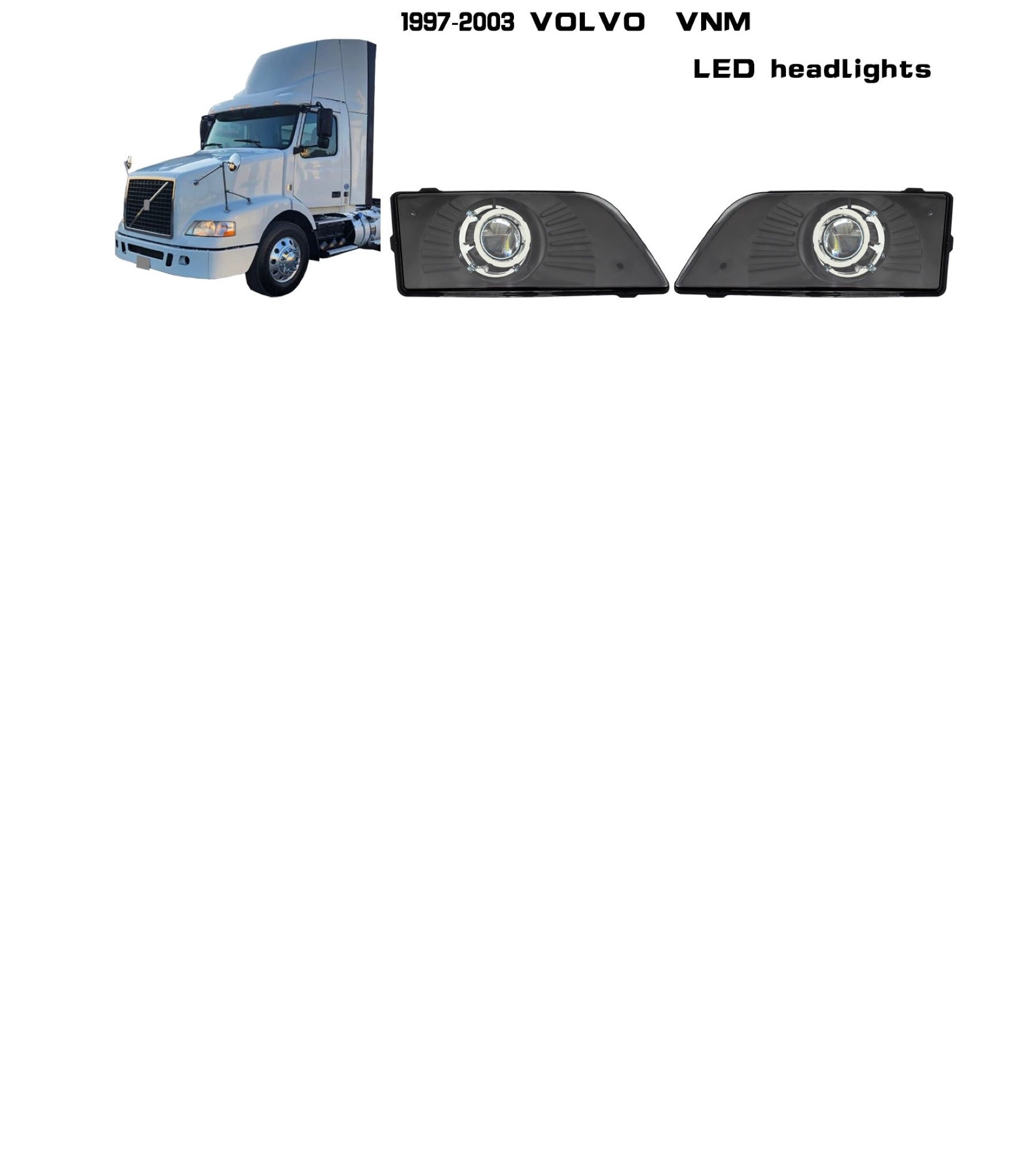 1997-2003 VOLVO VNM  LED headlights